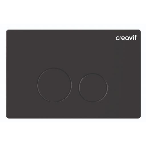 Кнопка смыва для инсталляции Creavit TERRA черная матовая GP9002.01